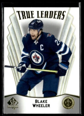 2021-22 Sp Authentic True leaders Blake Wheeler #TL-19 H7R2H - Image 1 of 2