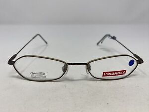 Union Bay EDGE 110 BROWN/OLIVE 49-18-135 Metal Full Rim Eyeglasses Frame &M58