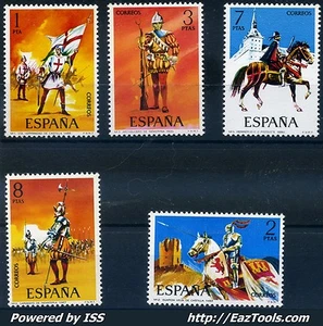 ESPAGNE N° 1793/1797 NEUF ** SANS CHARNIERE  - Picture 1 of 1