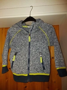 Kaputzenpulli / Sweatjacke , blaumeliert, Größe 98 von Palomino (3) - Bild 1 von 3
