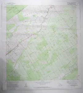 Puna Hawaii USGS Topographical Map 24" X 27" Mountain View Quadrangle 1981 - Picture 1 of 7