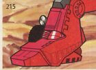 215 Inferno Sticker Transformers 1986 Panini   Reyauca