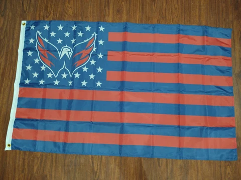 Washington Captals 3x5 American Flag. US seller. Free shipping within the US!!! Cover