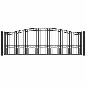 ALEKO Paris Style Ornamental Steel Single Swing 18' Driveway Gate - Picture 1 of 13