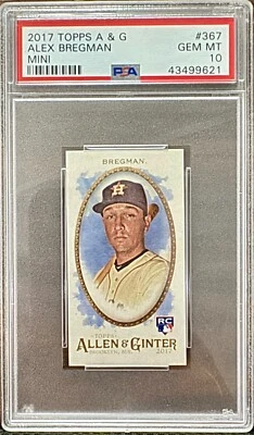 ALEX BREGMAN 2017 Topps A & G MINI #367 PSA 10 GEM MT RC - Image 1 of 2