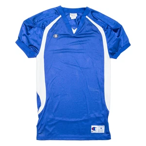 CHAMPION Sports Mens Jersey Blue USA V-Neck Nylon M - Picture 1 of 6