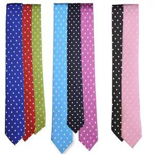 Corbatas delgadas para lunares, corbatas para niños, corbata para niños - Imagen 1 de 10