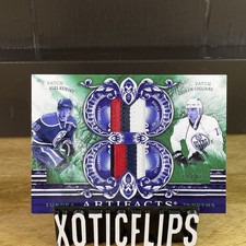 2010-11 Artifacts Tundra Tandems Silver #TT2-OIL Ales Hemsky Andrew Cogliano /40