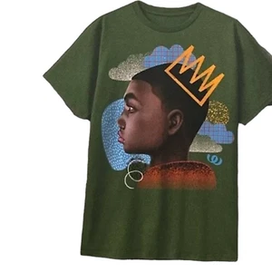 Jolie Noire Boy's 10/12 Black History Month Short Sleeve Graphic Graphic Tee - Picture 1 of 7