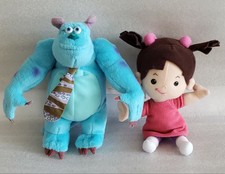 Disney Pixar Monsters Inc Sully & Boo Plush Dolls 7" Spin Master Toys
