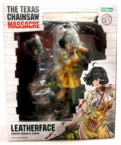 LEATHERFACE TEXAS CHAINSAW MASSACRE HORROR BISHOUJO STATUE KOTOBUKIYA UNOPENED Cover