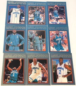 1992-93 Fleer Basketball LARRY JOHNSON, Rookie Of The Year Comp. Ur Set, U Pik 1 - Picture 1 of 2