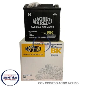 BATTERIA 12V 7AH MAGNETI MARELLI YTZ8V-BS YAMAHA X-MAX XMAX 300 2017 - 2018 - Foto 1 di 2