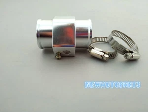 Medidor de temperatura del agua de 34 mm/1,3"" junta de temperatura tubo radiador manguera sensor plateado - Imagen 1 de 9