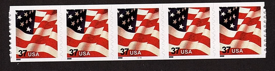 #3632 Flag S/A  PNC5  PL#1111 (2002 date) - MNH - Image 1 of 1