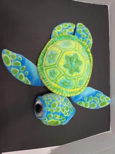 "Juguetes TIGER TALE acuario tortuga marina peluche animal océano vida marina 15,5"" ojos grandes" - Imagen 1 de 13