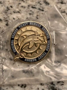 NFL Miami Dolphins Rare Exclusive Lapel Trading Pin FOOTBALL Season Ticket Promo - Picture 1 of 3