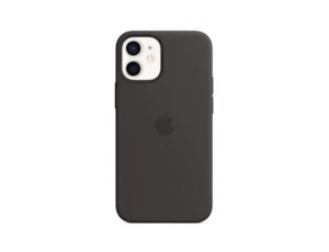 Apple iPhone 12 Pro Max Silicone Case with Magsafe - Black - Picture 1 of 3