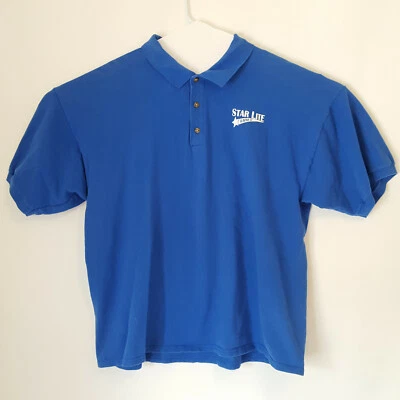 RARE Vintage 90s Star Lite Video - Video Rental Store - Men's Polo Shirt 2XL - Image 1 of 4