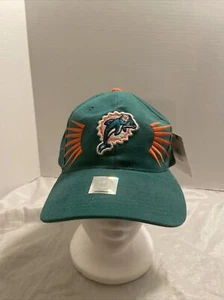 Neu Vintage Miami Dolphins Mütze Cap Starter The Right Hat NFL Pro Line Baumwolle - Bild 1 von 8