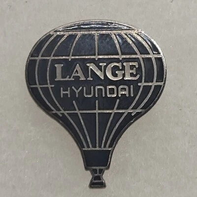 Vintage Collectible Enamel Lange Hyundai Hot Air Balloon Pin - Image 1 of 4