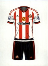 2015-16 Merlin's English Premier League Stickers #262 Sunderland Home Kit