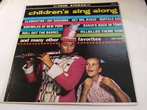 Children's Sing Along VG++ Original Stereo Coronet CXS-132 LP Record 1960s KIDS - Imagen 1 de 5