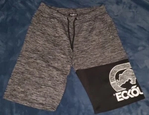 Ecko Unlimited Black & Gray Spacedye Elastic Waist Sweat Shorts Medium WORN ONCE - Picture 1 of 24