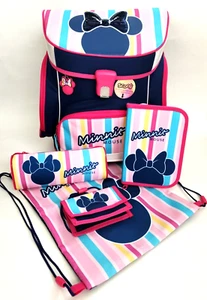 Scooli Disney Minnie Mouse Schulranzen Set 6-tlg Campus Fit Pro Mädchen Ranzen - Picture 1 of 8