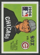 1971 Fleer World Series card #4 1906 Chicago White Sox vs. Chicago Cubs
