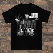 Bernie Marsden Signature T-Shirt Unisex Cotton Tee Size S To 4XL 3A791