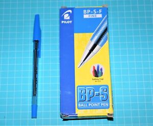 boite de 12 Stylos bille PILOT BALL point pen Fine 0.3mm BLEU , BP-S-F neuf