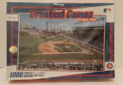 Greatest Games Vol 1 / No. 3 Wrigley Field 1000 Piece Jigsaw Puzzle New Sealed - Image 1 of 4