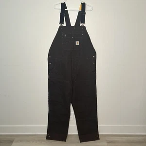 Carhartt Insulated Bib Overall Men’s Size XL Regular Loose Fit OR4031-M Brown - Picture 1 of 13
