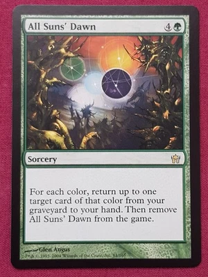 Magic The Gathering FIFTH DAWN ALL SUNS' DAWN green card MTG - Image 1 of 2