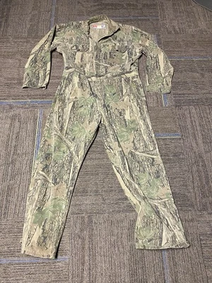 Vintage Winchester Coveralls Mens Large Rebark Camo One Piece Hunting Made USA - Image 1 of 4