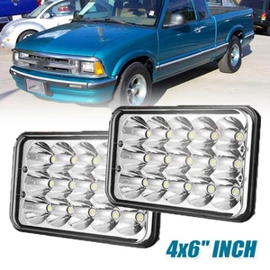 2pcs 4x6inch LED Headlights Hi/Lo Beam H4651 120W Fit for Dodge Dakota 1987-1990 - Picture 1 of 12