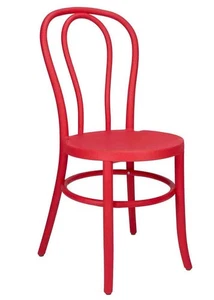 Watermelon Red Resin Bentwood Festive Chair by Chivari - Picture 1 of 14