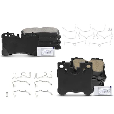 8Pcs Front & Rear Ceramic Brake Pads for Lexus LS460 LS500 LS600h w/ Hardware - Image 1 of 4