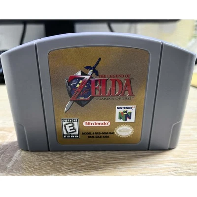 Zelda Ocarina of Time N64 Video Games For Nintendo 64 console US Version - Image 1 of 4
