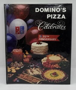 Vintage 1986 Hardcover Domino's Pizza Celebrates! 25th Anniversary Cook Book 1st - Bild 1 von 11
