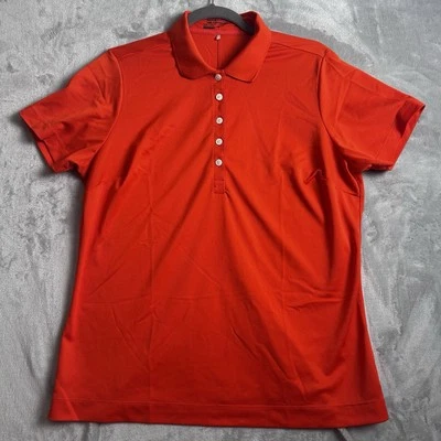 Camisa de golf Nike para mujer XL naranja Dri Fit Polo Tour Performance manga corta Foto 1 de 4