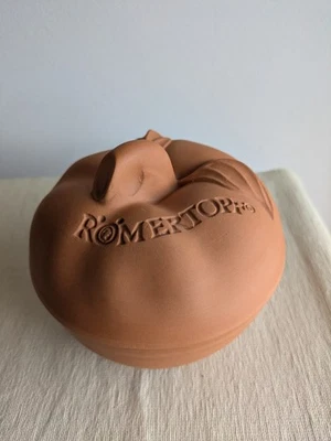 Römertopf Bratapfel Original, Höhe 9 cm, Breite 22 cm - Bild 1 von 4