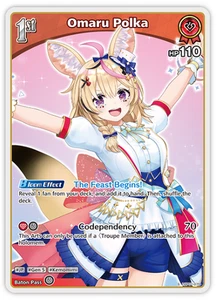 Hololive OCG Omaru Polka hBP01-070 S Special Blooming Radiance - Picture 1 of 1