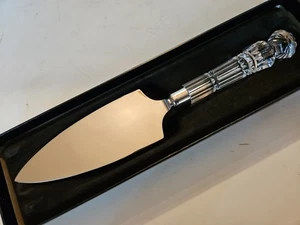 Waterford Crystal 12" Wedding Bridal Cake Server W/original Box Made In Ireland - Picture 1 of 7