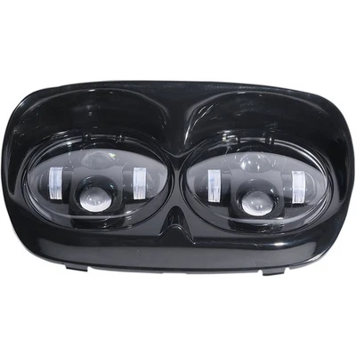 Conjunto de faros LED para Harley-Davidson Road Glide - LED-145B negro Foto 1 de 3