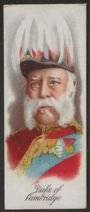 PLAYERS-ENGLANDS MILITARY HEROES 1898 (DESCRIPTIVE NARROW)-#03- DUKE CAMBRIDGE - Picture 1 of 2