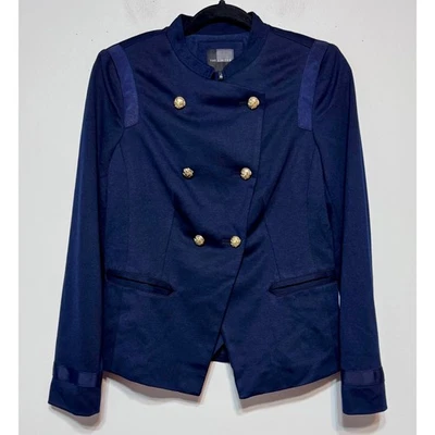 The Limited Military Blazer Womens Medium Band Jacket Old Money Dark Academia - Image 1 of 4