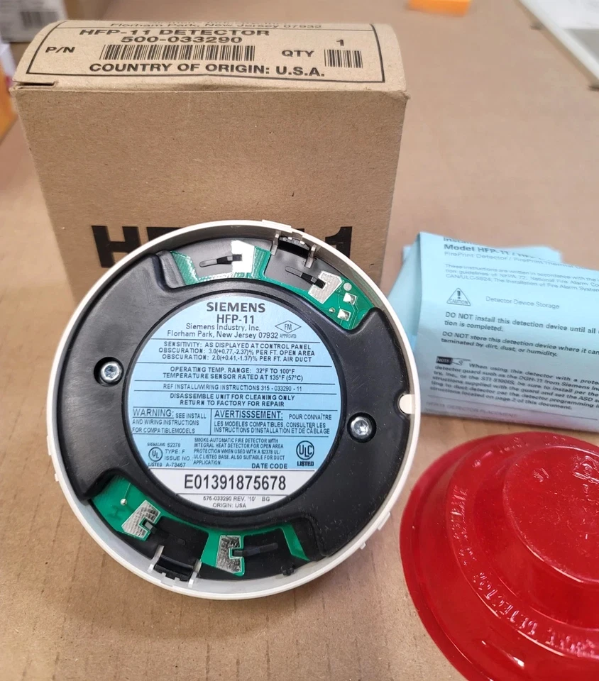 HFP-11 SIEMENS FIRE ALARM SMOKE HEAT DETECTOR