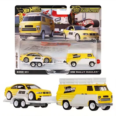 BMW M3 (E46) & HW Rally Hauler Team Transport Legends Hot Wheels Premium 1:6 - Bild 1 von 2